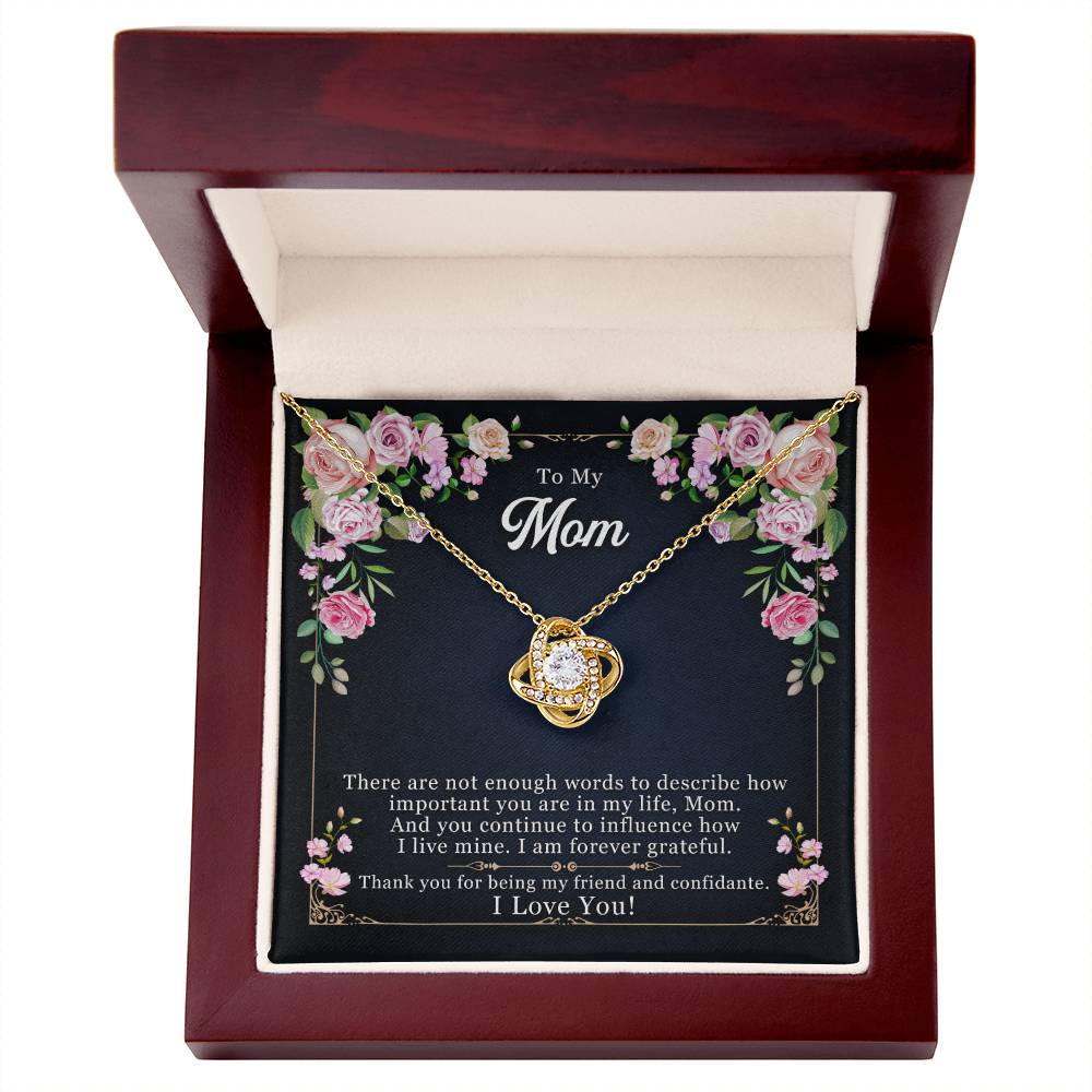 Forever Grateful - Love Knot Necklace